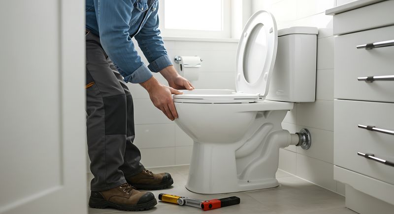 Installing a new toilet